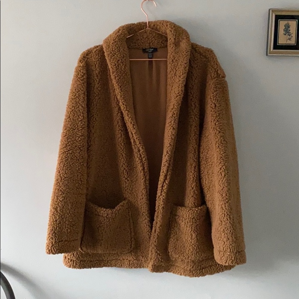 Lord & Taylor Sherpa Cardigan Jacket